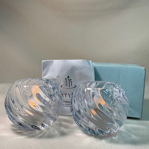 Vintage PartyLite Illusions Swirl Votive Candles